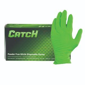 Adenna Green Nitrile Disposable Pyramid Grip 9 mil per case - 10 boxes per case